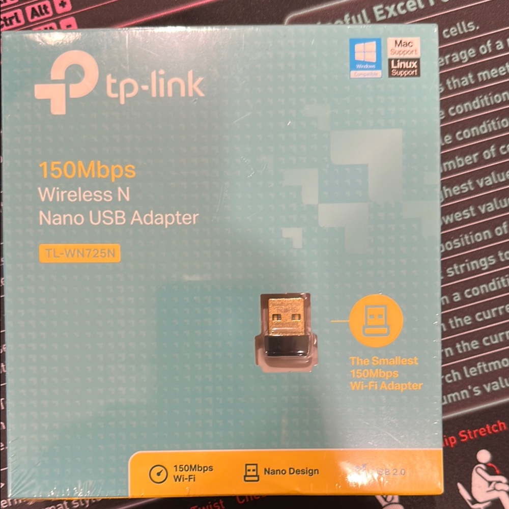TP-Link Gold USB Wi-Fi Adapter Networking Essential